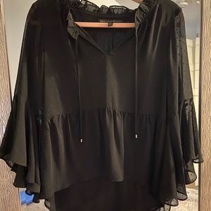 High low white house black market blouse.